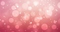 Romantic pink bokeh background with soft glow Royalty Free Stock Photo