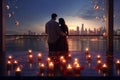 Romantic Proposal Scenes in Iconic Urban