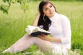 Romantic reader Royalty Free Stock Photo