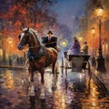 Romantic Rendezvous: A Horse-drawn Carriage Date Night