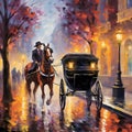 Romantic Rendezvous: A Horse-drawn Carriage Date Night