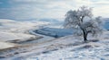 Romantic Riverscapes: Delicate Washes Of White Snowy Landscapes