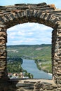 Romantic route along the Mosel revier Royalty Free Stock Photo