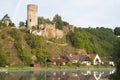 Romantic ruin in the village Dobronice Royalty Free Stock Photo