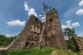 Romantic ruins of Castle GutÃÂ¡tejn - Czech Republic Royalty Free Stock Photo