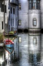 A Romantic Scene from Treviso in Veneto, Italy