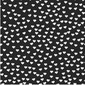 Romantic seamless pattern. Tiny white hearts.