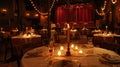 The romantic setting of the candlelit dinner theater adds an extra layer of depth to the emotional performances on stage