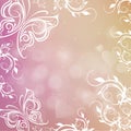 Romantic shiny blurred background with lights for banner, website
