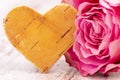 Romantic still life for valentine`s day Royalty Free Stock Photo