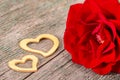 Romantic still life for valentine`s day Royalty Free Stock Photo