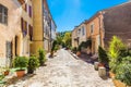 Romantic Street In The City Of Collobrieres-France