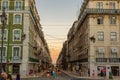 Romantic street in Lisbon