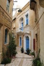 Romantic Street in Vittoriosa-Birgu, Malta