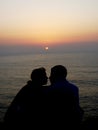 Romantic Sunset Royalty Free Stock Photo