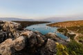 Romantic sunset on the island od Brac