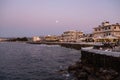 Kissamos at sunset, Crete, Greece Royalty Free Stock Photo