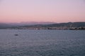 Kissamos Old Harbour at sunset, Crete, Greece Royalty Free Stock Photo