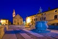 Romantic Svetvincenat square Royalty Free Stock Photo