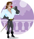 Romantic Swashbuckler Royalty Free Stock Photo