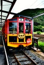 Romantic Train in Arashiyama, Japan