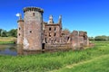 Caerlaverock Castle near Dumfries along the Solway Coast, Scotland Royalty Free Stock Photo