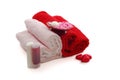 Romantic Valentine Day SPA set with two heart sha