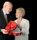 Romantic Valentine Seniors Royalty Free Stock Photo