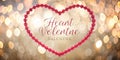 Romantic Valentines Day Text Overlay A Delicate Heart Border Frame for Candid Photography Projects Enhance your