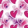 Romantic vector pattern. Royalty Free Stock Photo