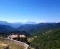 A romantic view of a Catalan mountain village situated in the Pyrinees. Royalty Free Stock Photo