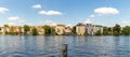 Romantic views of the river Dahme and Spree in Berlin Koepenick