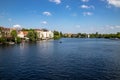 Romantic views of the river Dahme and Spree in Berlin Koepenick