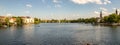 Romantic views of the river Dahme and Spree in Berlin Koepenick