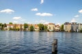 Romantic views of the river Dahme and Spree in Berlin Koepenick