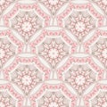 Romantic Vintage Cute pink vector seamless pattern damask Background Royalty Free Stock Photo