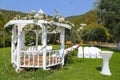 Romantic Wedding Day venue Royalty Free Stock Photo