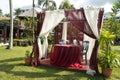 Romantic wedding pavilion Royalty Free Stock Photo