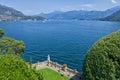 The park of Villa del Balbianello on Lake Como, Lenno, Lombardia, Italy