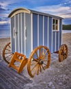 Romantic wedding registry officeon the beach. Binz, RÃÂ¼gen Royalty Free Stock Photo