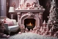 Romantic Winter Wonderland in Pink