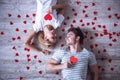 Romantic young couple Royalty Free Stock Photo