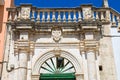 Romasi De Giorgi palace. Taurisano. Puglia. Italy.