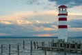 Beacon, neusiedlersee, austria Royalty Free Stock Photo