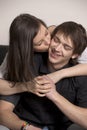 Romatic young couple Royalty Free Stock Photo