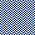 Double weave diamonds blue pattern Royalty Free Stock Photo