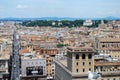 Rome aerial view from Vittorio Emanuele monument