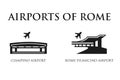 Rome Airport symbols