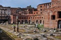 Rome, ancient via appia antica, one of the oldest roads in the world Royalty Free Stock Photo