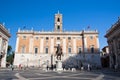 ROME-AUGUST 5: The Capitoline Hill and Piazza del Campidoglio on August 5 in Rome, Italy.